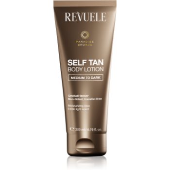 Revuele Paradise Bronze Self Tan Body Lotion lotiune autobronzanta pentru bronzare graduala - imagine 2